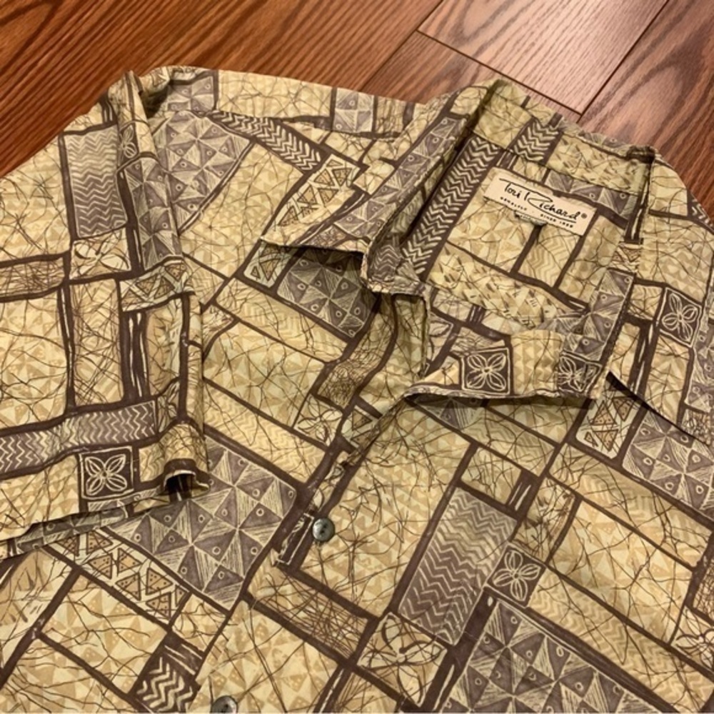 Men’s Vintage Tori Richard Made in USA Shirt size Large‎
